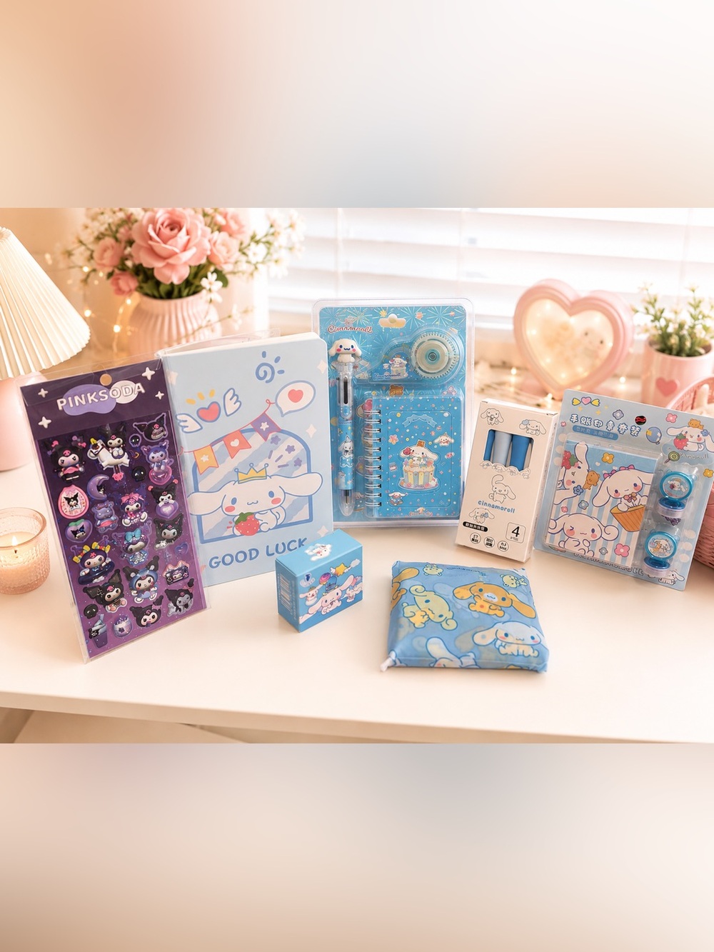 Cinnamoroll Blue Stationery Gift Bundle Set NEW